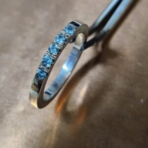 ANILLO FIVE agua Marina