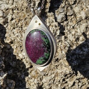 Colgante HOJA   (reversible)