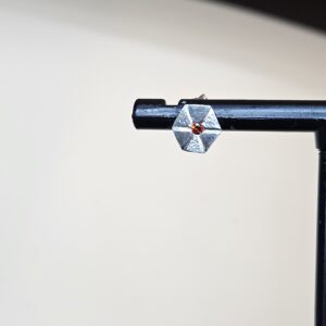 pendientes mini-circonita hexagonal,cuadrado o redondo